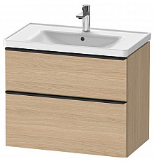 Тумба под раковину Duravit D-Neo 80 DE435503030 подвесная Дуб натуральный