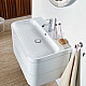 Приобрести Тумба с раковиной Duravit Happy D 2 Plus 78 HP4347O2222 подвесная Белая глянцевая в магазине сантехники Santeh-Crystal.ru