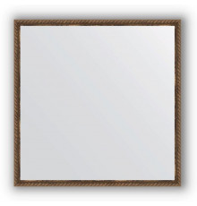 Зеркало Evoform Definite 68х68 Витая бронза