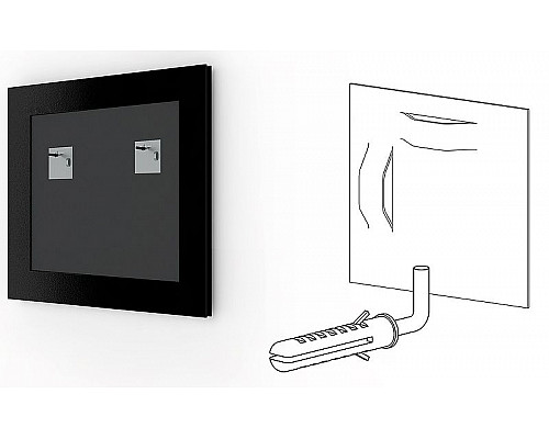 Заказать Зеркало Evoform Definite 72х72 BY 1021 в багетной раме - Алебастр 48 мм в магазине сантехники Santeh-Crystal.ru