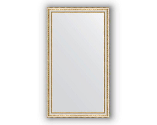 Приобрести Зеркало Evoform Definite 115х65 BY 1087 в багетной раме - Золотые бусы на серебре 60 мм в магазине сантехники Santeh-Crystal.ru