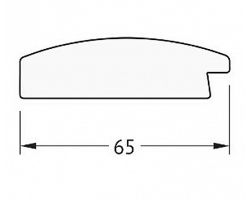 Приобрести Зеркало Evoform Definite 156х76 BY 1119 в багетной раме - Орех 65 мм в магазине сантехники Santeh-Crystal.ru