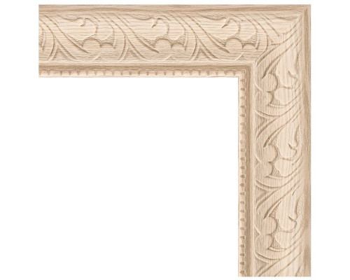 Приобрести Зеркало Evoform Definite 154х74 BY 1116 в багетной раме - Беленый дуб 57 мм в магазине сантехники Santeh-Crystal.ru