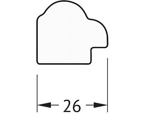 Купить Зеркало Evoform Definite 44х34 BY 1339 в багетной раме - Витая бронза 26 мм в магазине сантехники Santeh-Crystal.ru