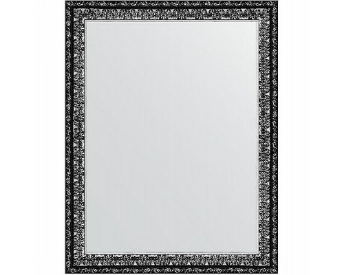 Заказать Зеркало Evoform Definite 47х37 BY 1340 в багетной раме - Черненое серебро 38 мм в магазине сантехники Santeh-Crystal.ru