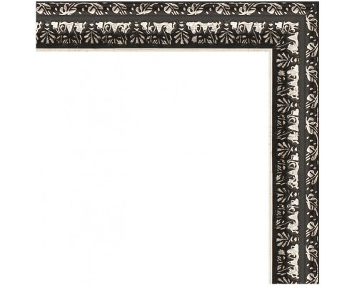Заказать Зеркало Evoform Definite 47х37 BY 1340 в багетной раме - Черненое серебро 38 мм в магазине сантехники Santeh-Crystal.ru