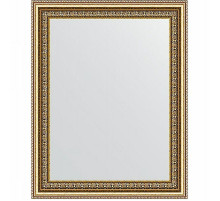 Зеркало Evoform Definite 48х38 BY 1344 в багетной раме - Бусы золотые 46 мм