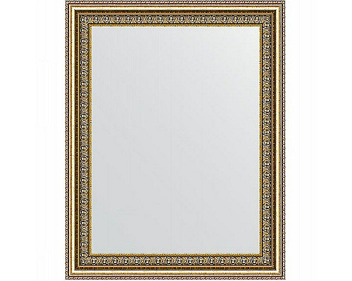 Приобрести Зеркало Evoform Definite 48х38 BY 1344 в багетной раме - Бусы золотые 46 мм в магазине сантехники Santeh-Crystal.ru