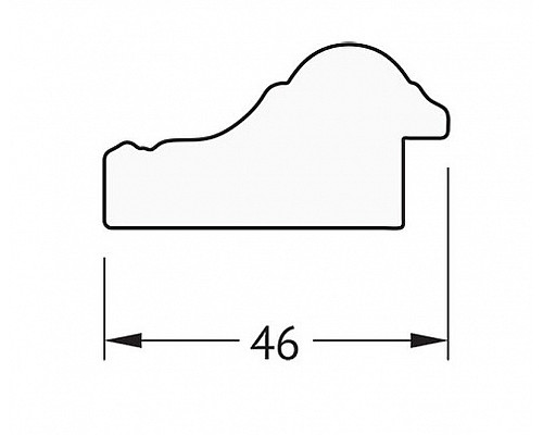 Приобрести Зеркало Evoform Definite 48х38 BY 1344 в багетной раме - Бусы золотые 46 мм в магазине сантехники Santeh-Crystal.ru