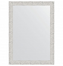 Зеркало Evoform Definite 71х51 BY 3034 в багетной раме - Чеканка белая 46 мм