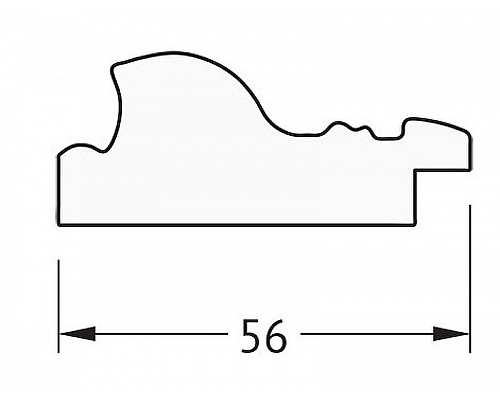 Приобрести Зеркало Evoform Definite 74х54 BY 3039 в багетной раме - Виньетка состаренное золото 56 мм в магазине сантехники Santeh-Crystal.ru