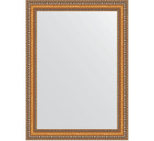 Зеркало Evoform Definite 75х55 BY 3042 в багетной раме - Золотые бусы на бронзе 60 мм