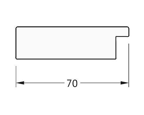 Заказать Зеркало Evoform Definite 76х56 BY 3048 в багетной раме - Серебряный дождь 70 мм в магазине сантехники Santeh-Crystal.ru