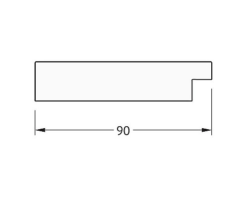 Купить Зеркало Evoform Definite 80х60 BY 3053 в багетной раме - Золотые дюны 90 мм в магазине сантехники Santeh-Crystal.ru