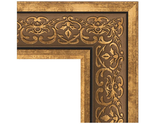 Заказать Зеркало Evoform Definite 83х63 BY 3063 в багетной раме - Вензель бронзовый 101 мм в магазине сантехники Santeh-Crystal.ru