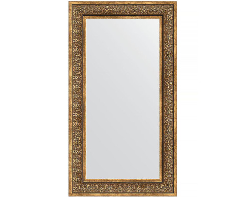 Приобрести Зеркало Evoform Definite 113х63 BY 3095 в багетной раме - Вензель бронзовый 101 мм в магазине сантехники Santeh-Crystal.ru