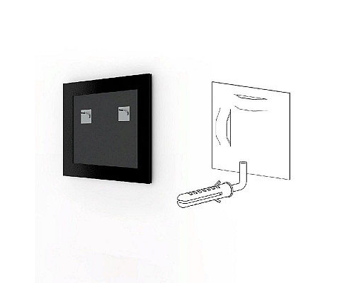 Заказать Зеркало Evoform Definite 56х56 Хром в магазине сантехники Santeh-Crystal.ru