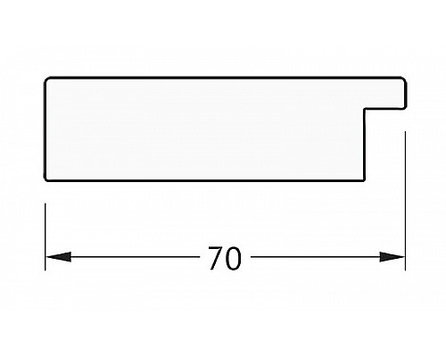 Приобрести Зеркало Evoform Definite 146х56 BY 3112 в багетной раме - Серебряный дождь 70 мм в магазине сантехники Santeh-Crystal.ru