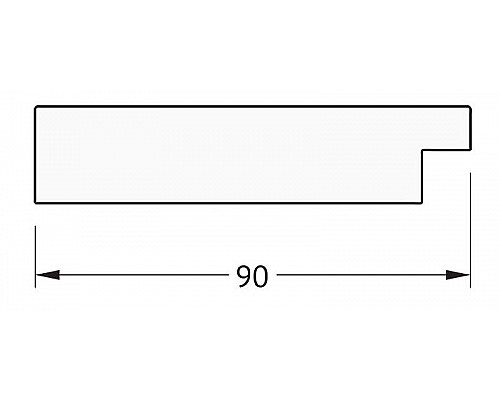 Приобрести Зеркало Evoform Definite 150х60 BY 3117 в багетной раме - Золотые дюны 90 мм в магазине сантехники Santeh-Crystal.ru