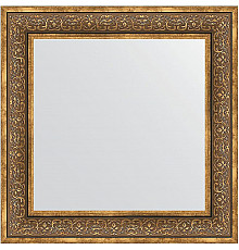 Зеркало Evoform Definite 73х73 BY 3159 в багетной раме - Вензель бронзовый 101 мм