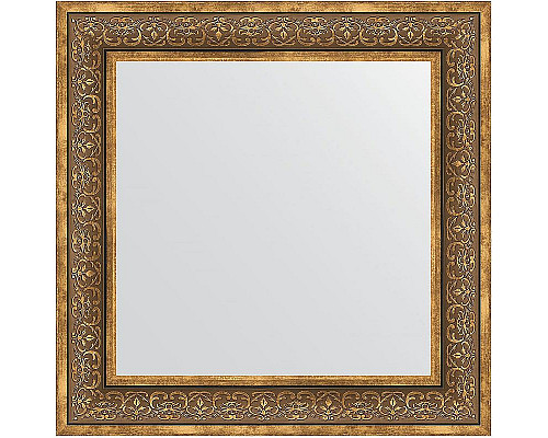Приобрести Зеркало Evoform Definite 73х73 BY 3159 в багетной раме - Вензель бронзовый 101 мм в магазине сантехники Santeh-Crystal.ru