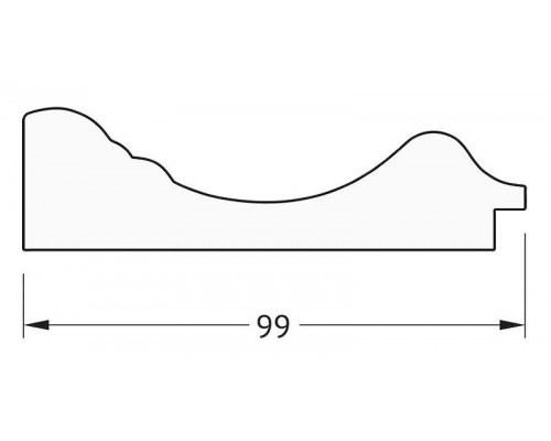 Приобрести Зеркало Evoform Definite 72х72 BY 3155 в багетной раме - Травленое золото 99 мм в магазине сантехники Santeh-Crystal.ru