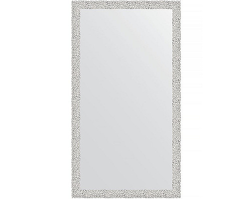 Купить Зеркало Evoform Definite 111х61 BY 3194 в багетной раме - Чеканка белая 46 мм в магазине сантехники Santeh-Crystal.ru