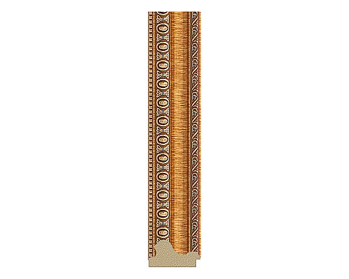 Купить Зеркало Evoform Definite 115х65 BY 3202 в багетной раме - Золотые бусы на бронзе 60 мм в магазине сантехники Santeh-Crystal.ru