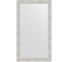 Зеркало Evoform Definite 116х66 BY 3208 в багетной раме - Серебряный дождь 70 мм