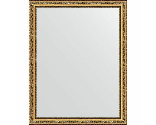 Купить Зеркало Evoform Definite 94х74 BY 3263 в багетной раме - Виньетка состаренное золото 56 мм в магазине сантехники Santeh-Crystal.ru