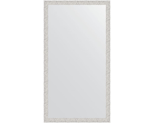 Приобрести Зеркало Evoform Definite 131х71 BY 3290 в багетной раме - Чеканка белая 46 мм в магазине сантехники Santeh-Crystal.ru