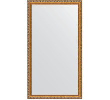 Зеркало Evoform Definite 135х75 BY 3298 в багетной раме - Золотые бусы на бронзе 60 мм