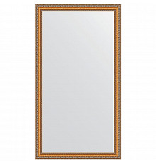 Зеркало Evoform Definite 135х75 BY 3298 в багетной раме - Золотые бусы на бронзе 60 мм