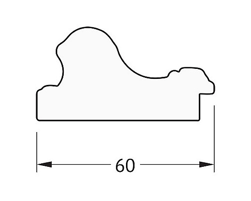 Заказать Зеркало Evoform Definite 135х75 BY 3298 в багетной раме - Золотые бусы на бронзе 60 мм в магазине сантехники Santeh-Crystal.ru