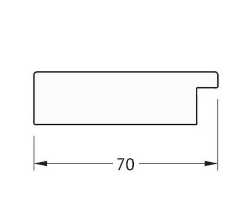Купить Зеркало Evoform Definite 156х76 BY 3336 в багетной раме - Серебряный дождь 70 мм в магазине сантехники Santeh-Crystal.ru