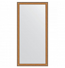 Зеркало Evoform Definite 155х75 BY 3330 в багетной раме - Золотые бусы на бронзе 60 мм