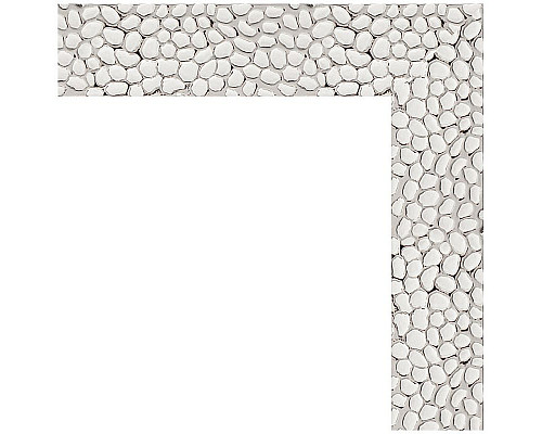 Заказать Зеркало Evoform Definite 151х71 BY 3322 в багетной раме - Чеканка белая 46 мм в магазине сантехники Santeh-Crystal.ru