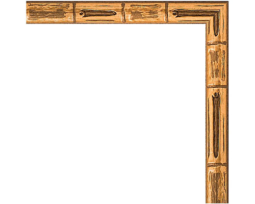 Заказать Зеркало Evoform Definite 127х67 BY 0746 в багетной раме - Золотой бамбук 24 мм в магазине сантехники Santeh-Crystal.ru