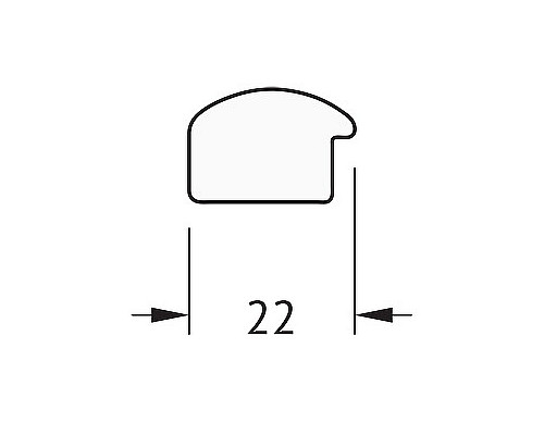 Заказать Зеркало Evoform Definite 128х68 BY 0741 в багетной раме - Махагон 22 мм в магазине сантехники Santeh-Crystal.ru