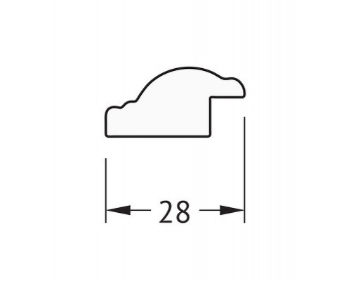 Заказать Зеркало Evoform Definite 128х68 BY 0742 в багетной раме - Витое серебро 28 мм в магазине сантехники Santeh-Crystal.ru
