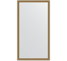 Зеркало Evoform Definite 132х72 BY 1097 в багетной раме - Бусы золотые 46 мм