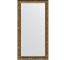 Зеркало Evoform Definite 104х54 BY 3071 в багетной раме - Виньетка состаренное золото 56 мм