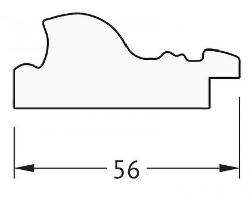 Заказать Зеркало Evoform Definite 104х54 BY 3071 в багетной раме - Виньетка состаренное золото 56 мм в магазине сантехники Santeh-Crystal.ru