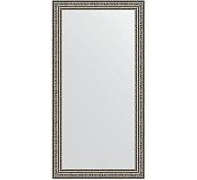 Зеркало Evoform Definite 104х54 BY 3072 в багетной раме - Виньетка состаренное серебро 56 мм