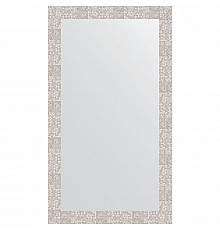 Зеркало Evoform Definite 116х66 BY 3211 в багетной раме - Соты алюминий 70 мм