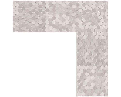 Заказать Зеркало Evoform Definite 116х66 BY 3211 в багетной раме - Соты алюминий 70 мм в магазине сантехники Santeh-Crystal.ru