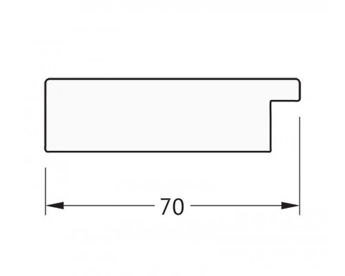 Заказать Зеркало Evoform Definite 116х66 BY 3211 в багетной раме - Соты алюминий 70 мм в магазине сантехники Santeh-Crystal.ru