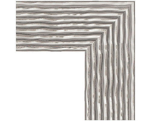 Приобрести Зеркало Evoform Definite 120х70 BY 3217 в багетной раме - Волна хром 90 мм в магазине сантехники Santeh-Crystal.ru