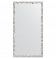 Зеркало Evoform Definite 131х71 BY 3292 в багетной раме - Мозаика хром 46 мм