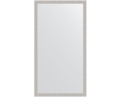 Заказать Зеркало Evoform Definite 131х71 BY 3292 в багетной раме - Мозаика хром 46 мм в магазине сантехники Santeh-Crystal.ru